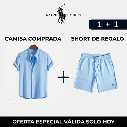 Pacchetto esclusivo R&amp;L: camicia elegante + pantaloncini in regalo