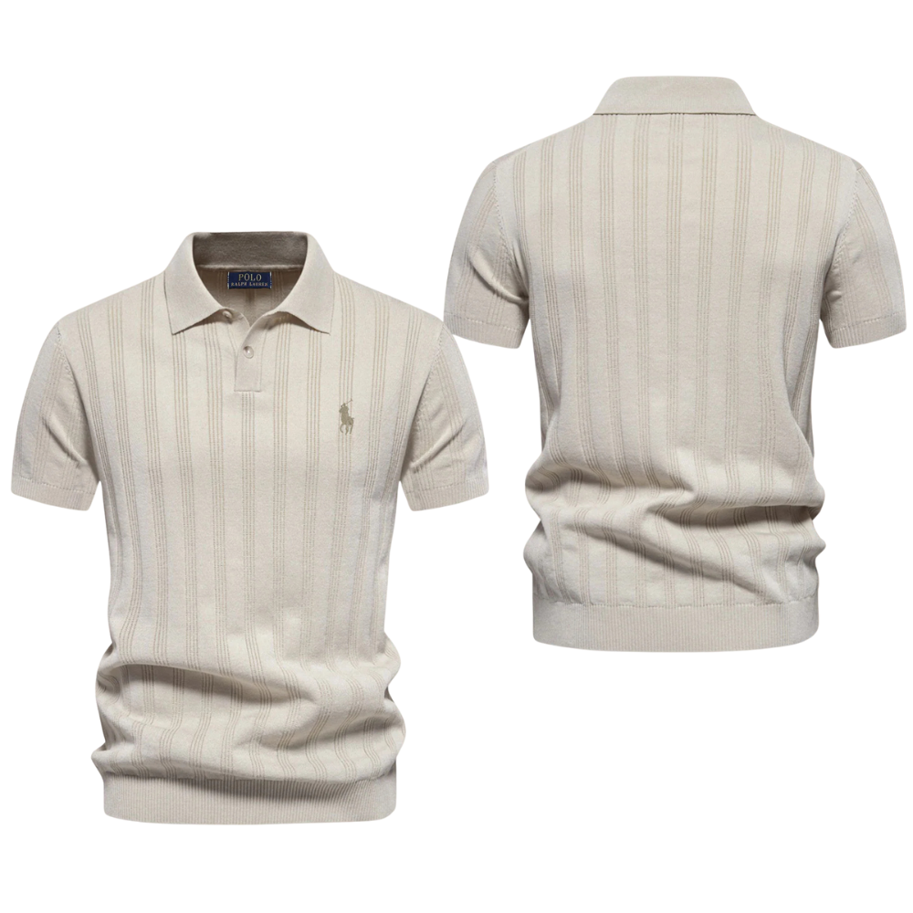 Polo testurizzata RL da uomo