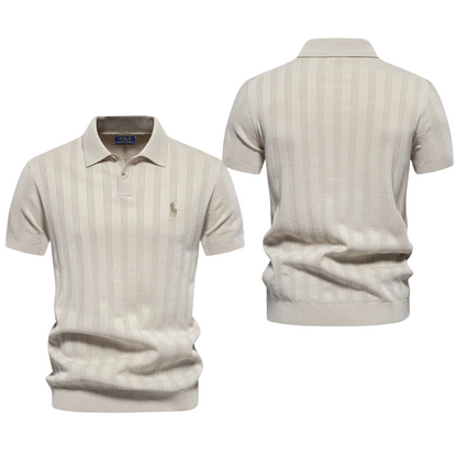 Polo testurizzata RL da uomo