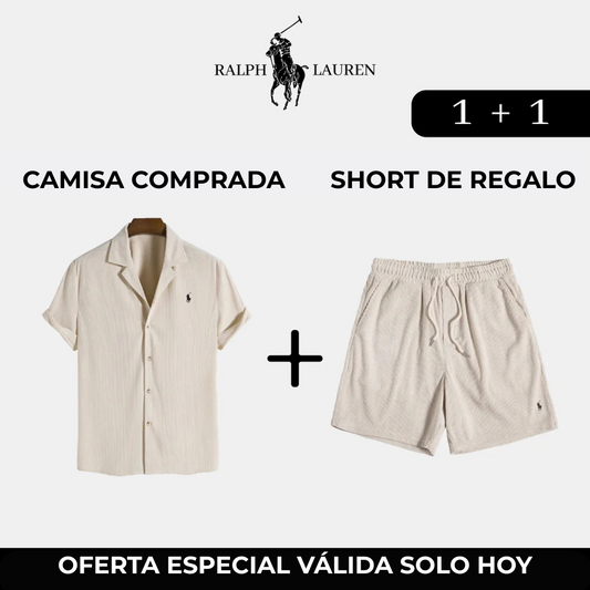 Pacchetto esclusivo R&amp;L: camicia elegante + pantaloncini in regalo