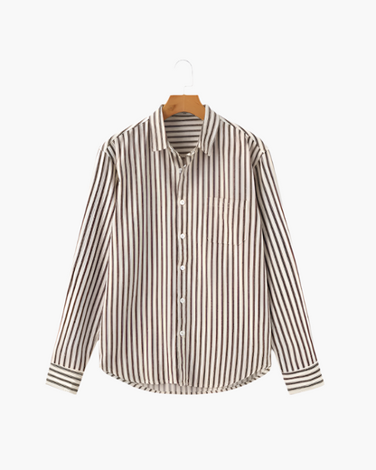 Camicia a righe da uomo