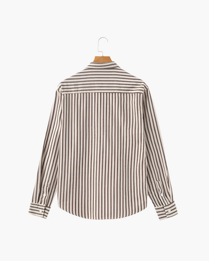 Camicia a righe da uomo