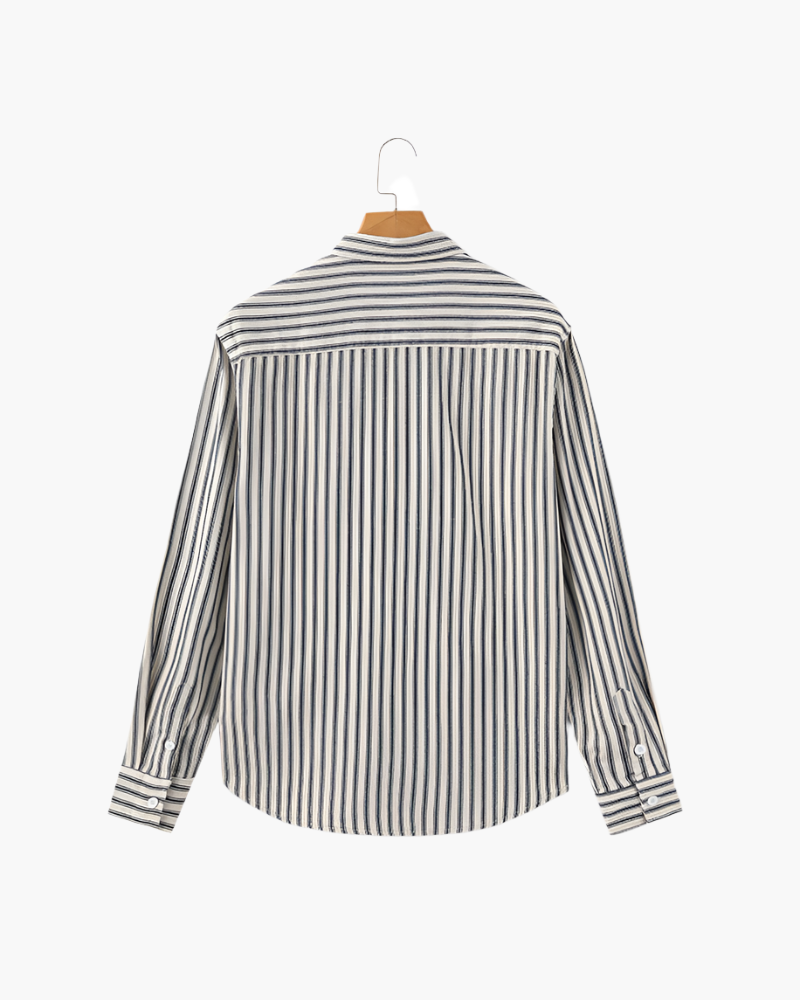 Camicia a righe da uomo