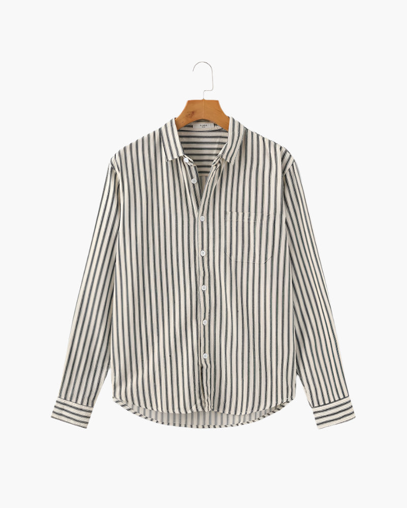 Camicia a righe da uomo