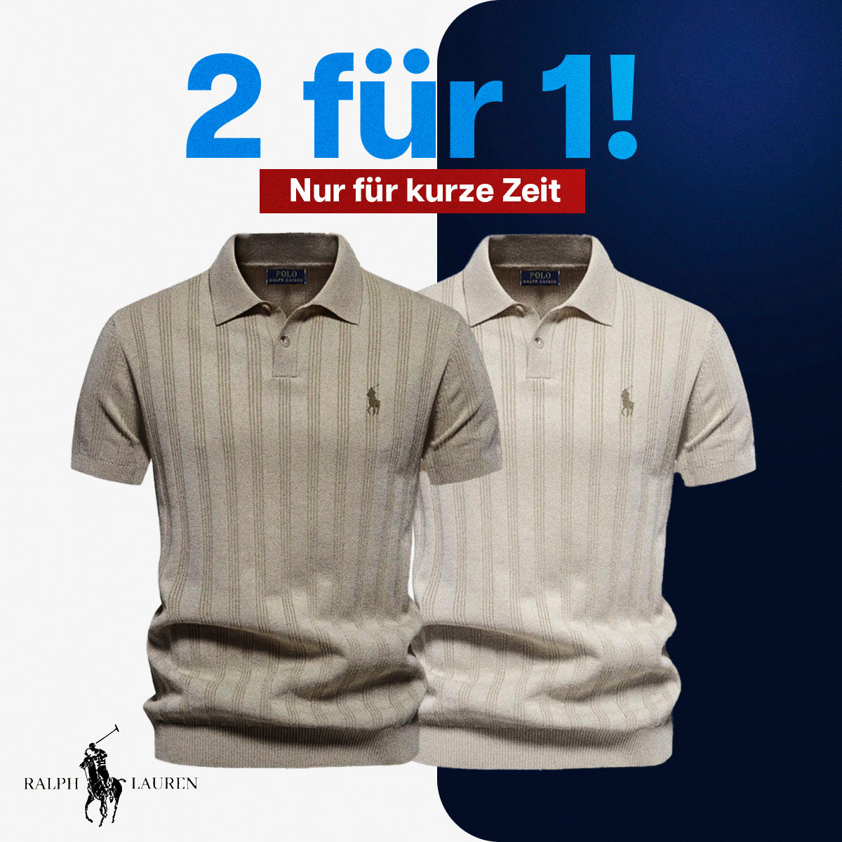 Polo texturizzato per uomini RL - stock limitato