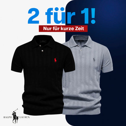 Polo texturizzato per uomini RL - stock limitato