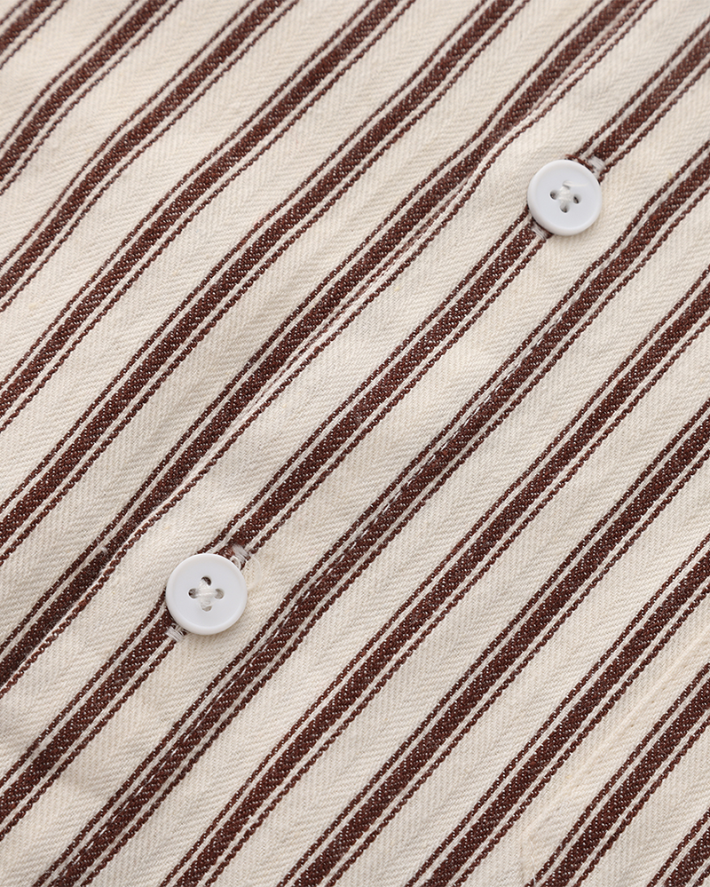 Camicia a righe da uomo