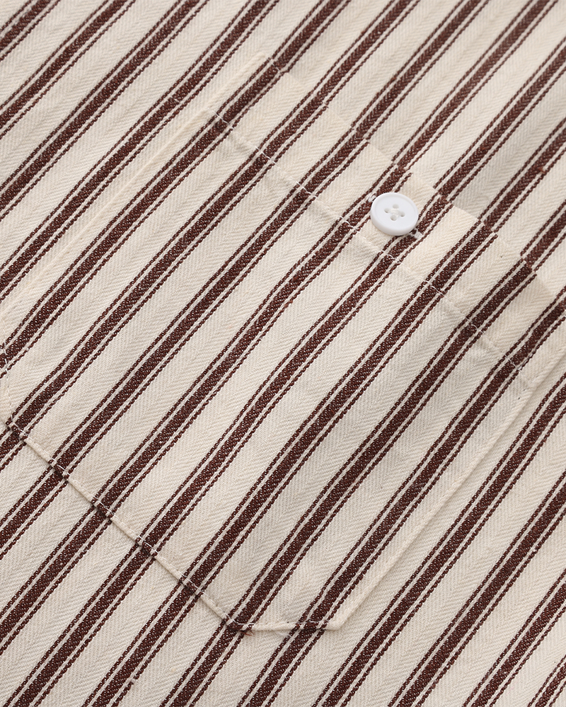 Camicia a righe da uomo