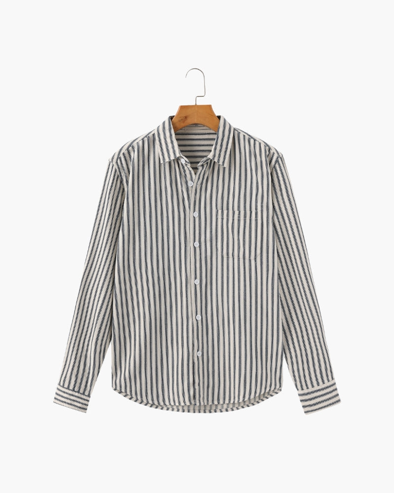 Camicia a righe da uomo