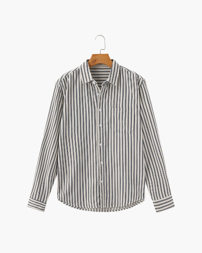 Camicia a righe da uomo