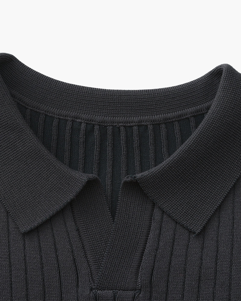Polo a coste premium