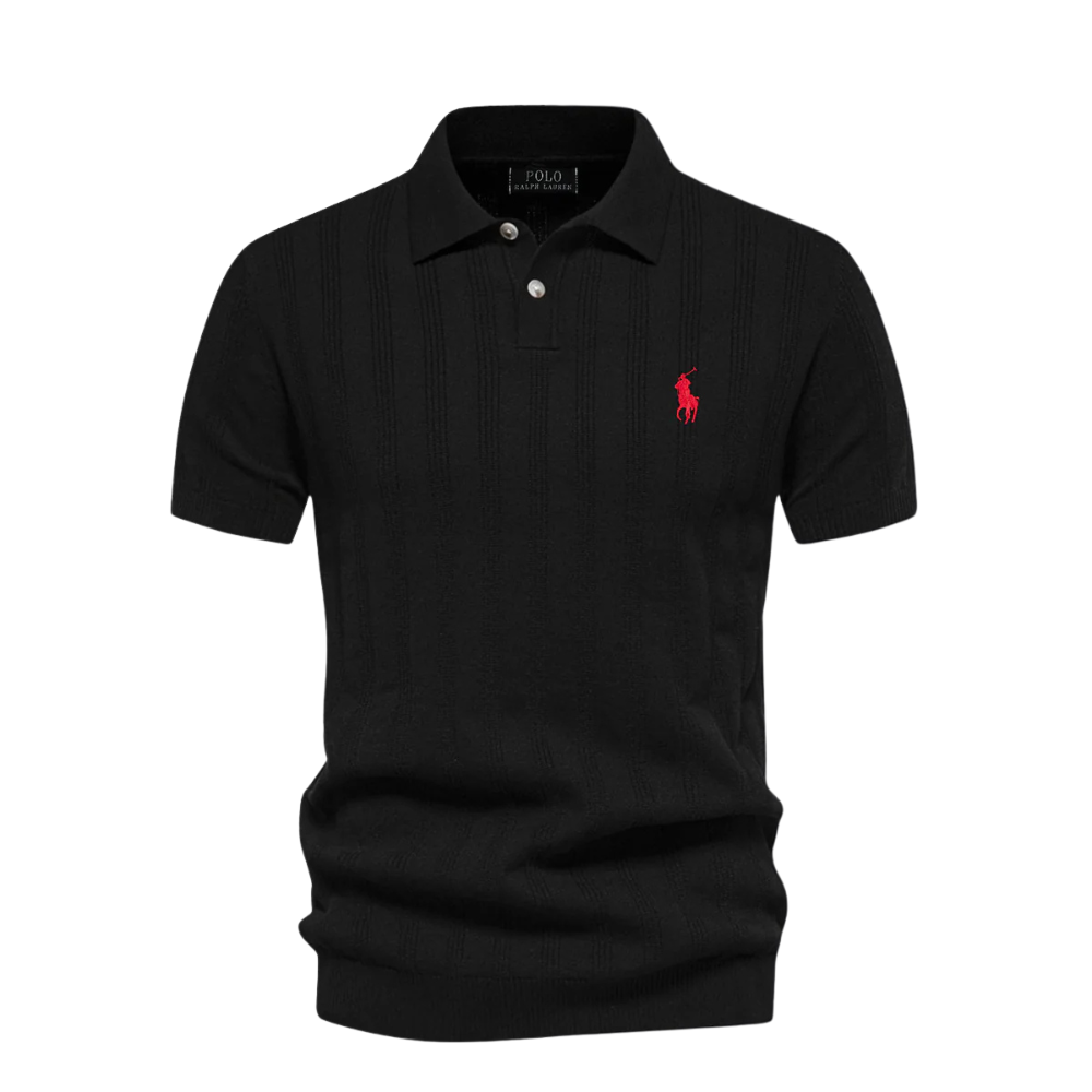 Polo testurizzata RL da uomo